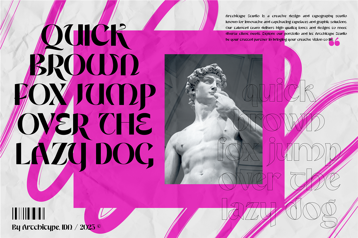 Sragentina - Unique Typeface, a Sans Serif Font by Artchitype Studio (Photo 5 of 10)