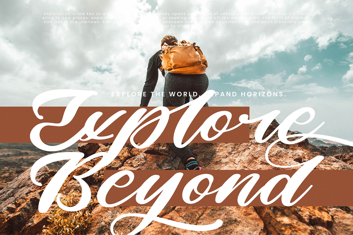 Birdsta Creamy Bold Calligraphy Font, a Script Font by stylishtype.co (Photo 2 of 20)