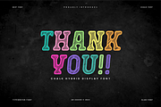 Chalk Hybrida Font, a Slab Serif Font by QR Design Studio (Thumbnail 6 of 6)