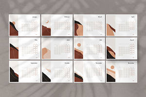 2021 Calendar Templates For Canva