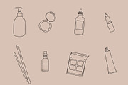 Skincare and Beauty Logo Elements, an Illustration by denofdreamers (Thumbnail 2 of 6)