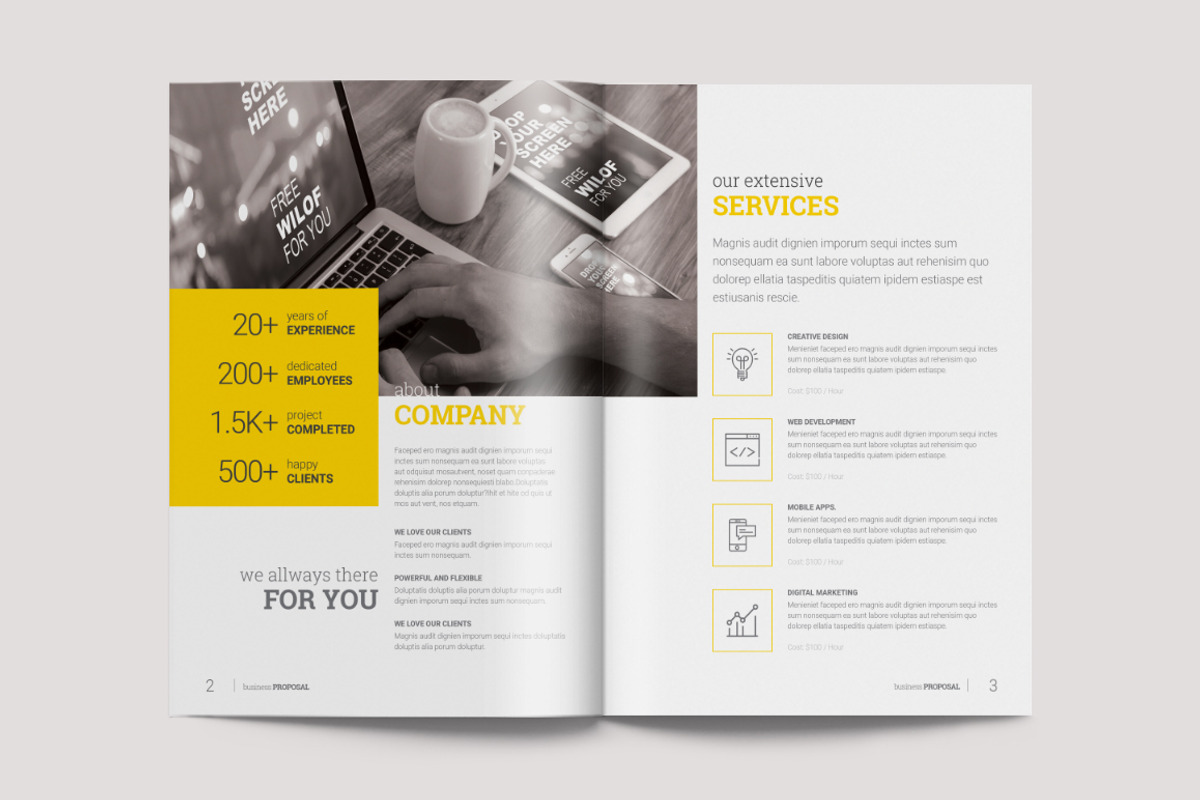 Proposal, a Brochure Template by DesignJanala (Photo 4 of 11)