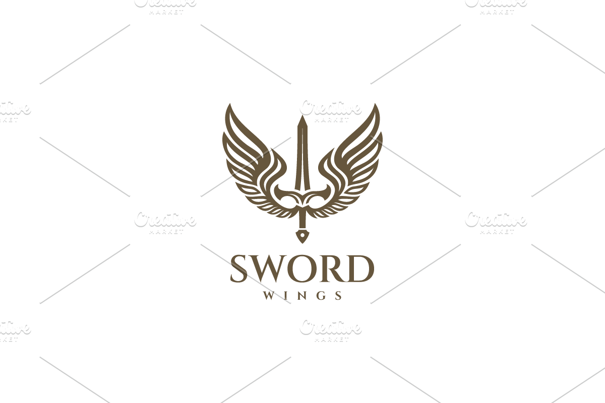 Sword Wings Logo, a Branding & Logo Template by yopie (Photo 1 of 3)