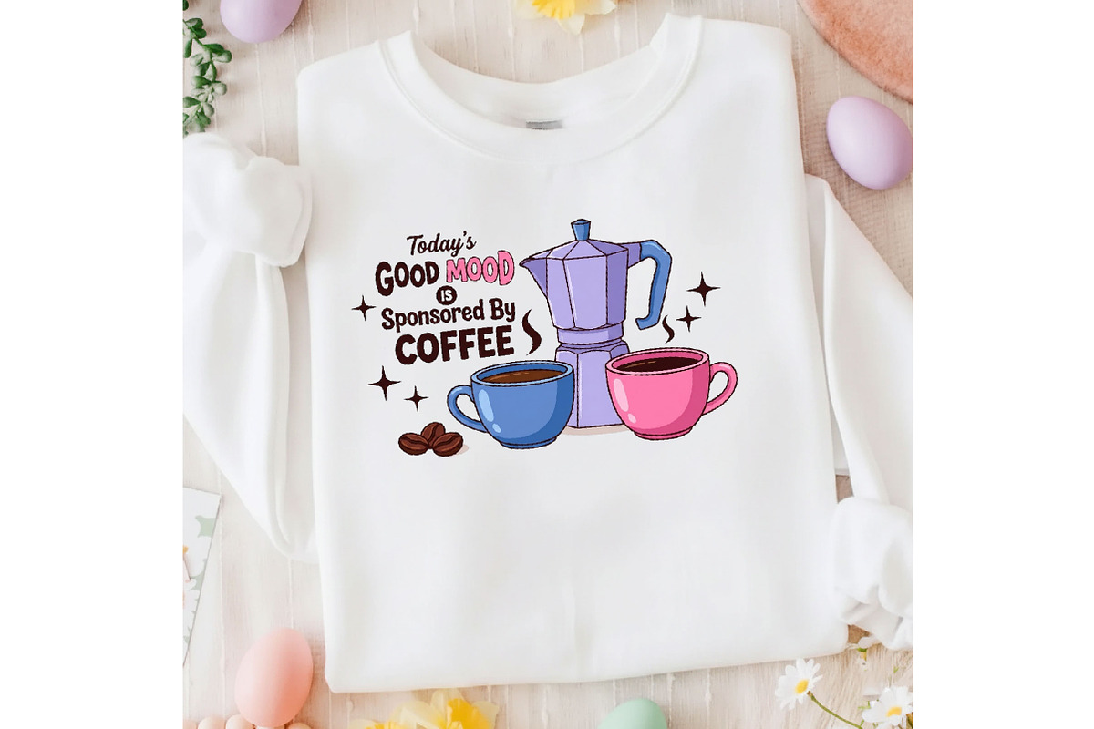 Coffee Quote Sublimation PNG, a Seasonal Illustration by Designking (Photo 3 of 4)