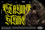 Mortal Blade Typeface, a Blackletter Font by alit design (Thumbnail 4 of 20)