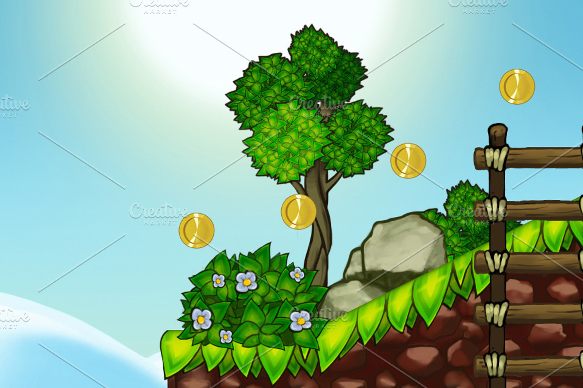 Platformer tileset 1: toon preview 3