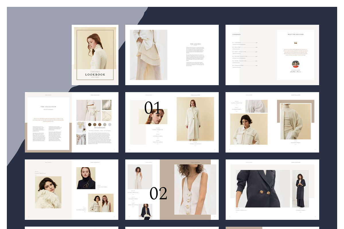 Fiona | Fashion Lookbook Template, a Magazine Template by Made for Creatives (Photo 6 of 6)