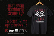 Dark Brutal Typeface, a Blackletter Font by alit design (Thumbnail 11 of 17)