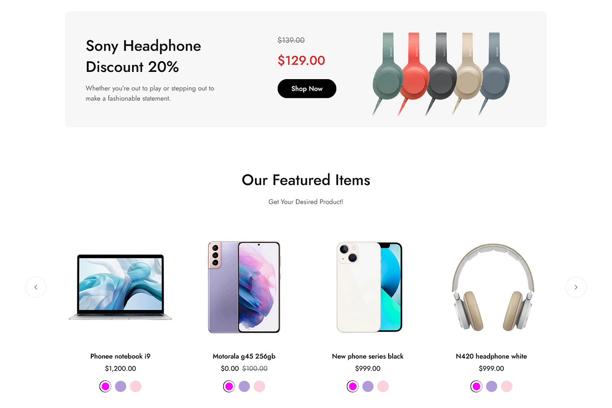 Bratro - electronics Store Shopify, a Shopify Template by Team90Degree (Photo 3 of 4)