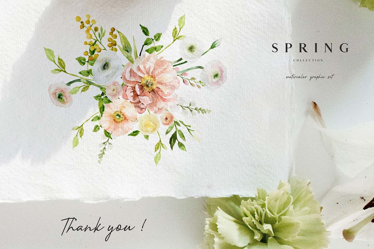 SPRING collection - watercolor set, a Decorative Illustration by Youksy (Photo 9 of 9)
