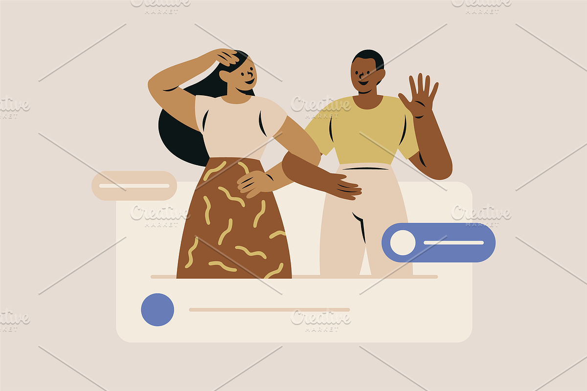 Influencer and Blogger Illustration, a Work Illustration by Jump Studio (Photo 4 of 10)