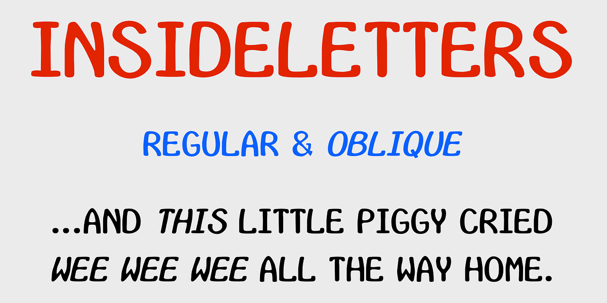 InsideLetters, a Handwritten Font by Ingrimayne Type (Photo 3 of 5)