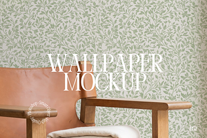 Wallpaper Mockup In Home Interior