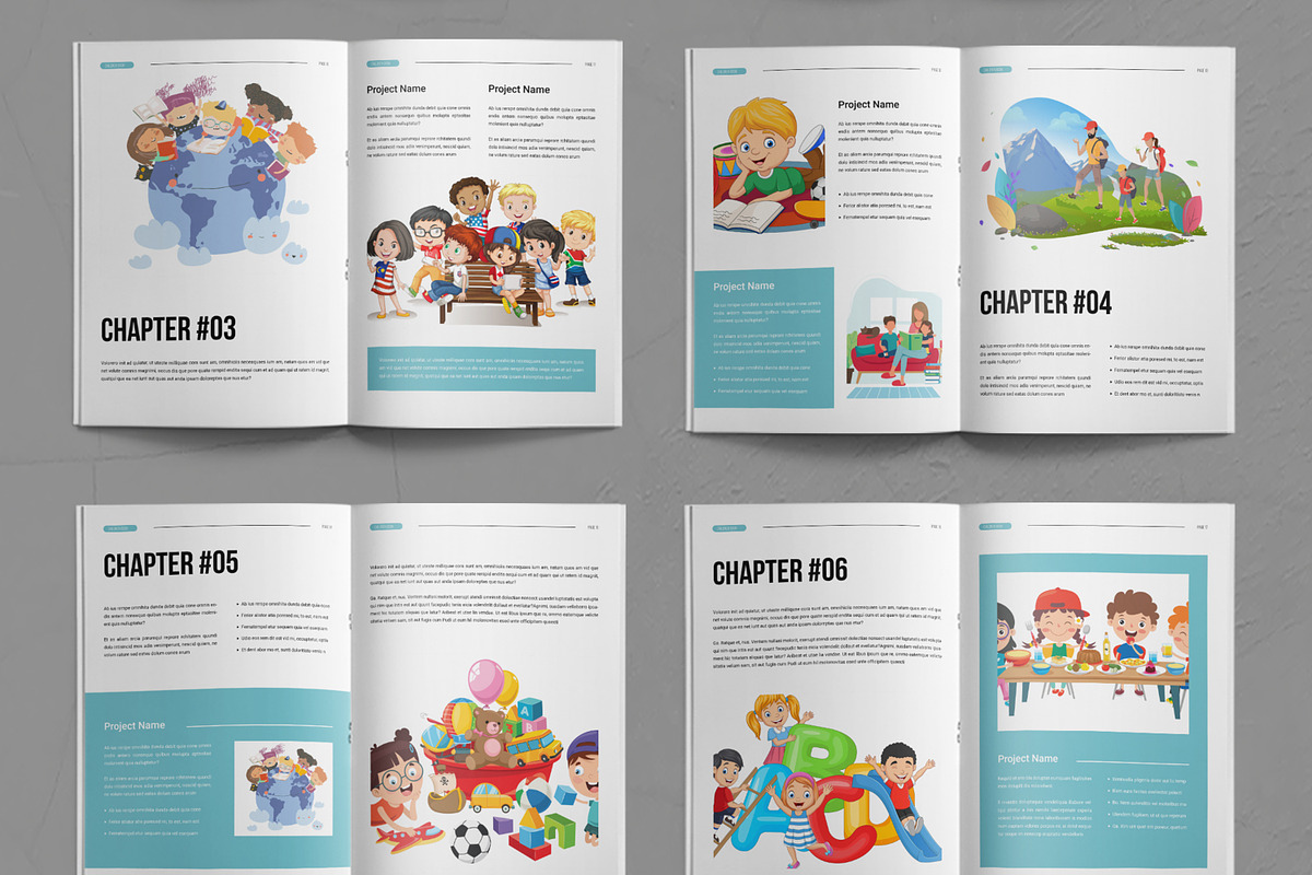 Children Book Magazine Layout, a Magazine Template by ContestDesign (Photo 3 of 3)