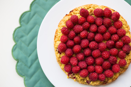 bright raspberry cake on a plate, a Food & Drink Photo by Artsaba Family