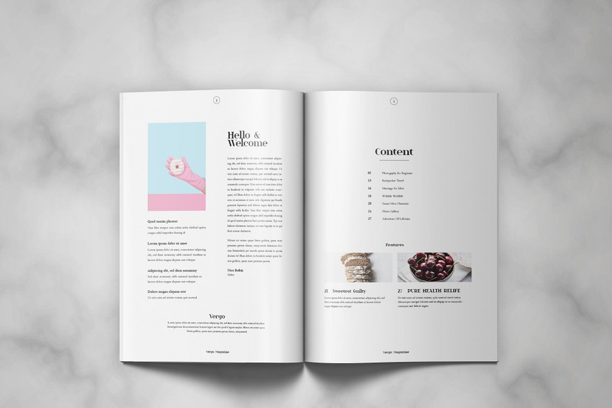 Vergo Magazine (2018 Edition), a Magazine Template by Bokuto (Photo 4 of 12)