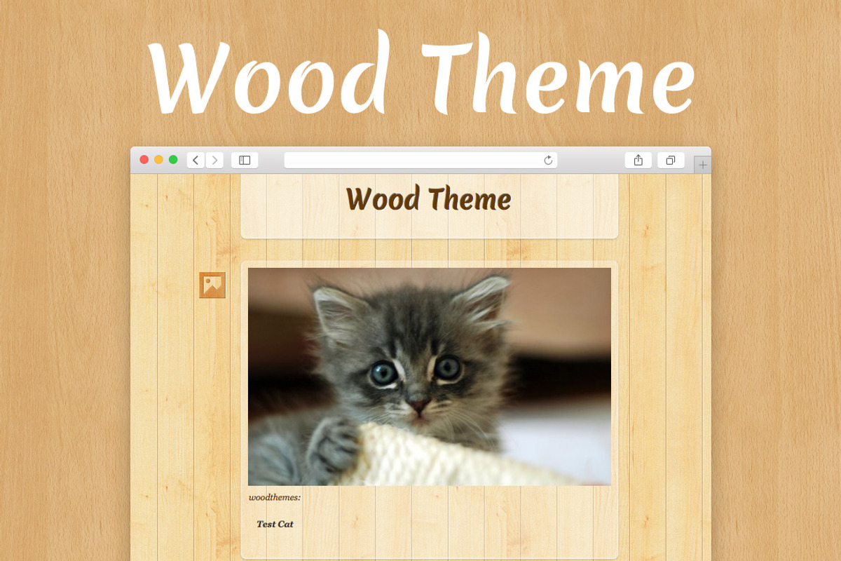 Woody - Tumblr Wood Theme, a Websites & App Template by vladocar (Photo 4 of 4)