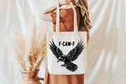 F-CAW-F Raven Digital PNG, an Illustration by Craft Nest (Thumbnail 4 of 5)