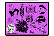 Tattoo Flash Vol. 20 - Stamp Set, a Brush Add-On by LA Studio Sthlm (Thumbnail 5 of 6)