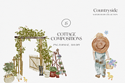 Cottage spring farm kids watercolors, an Animal Illustration by Grace Noboa Illustrations (Thumbnail 25 of 28)