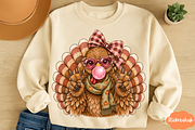 Retro Turkey Blowing Bubble Gum PNG, a Seasonal Illustration by Stickera Hub (Thumbnail 6 of 7)