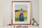 Cottagecore & Light Academia Set, an Illustration by Catch the Dream Art (Thumbnail 6 of 9)