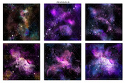 Seamless Galaxy Night Texture, a Pattern Graphic by DiBrush Studio (Thumbnail 5 of 6)