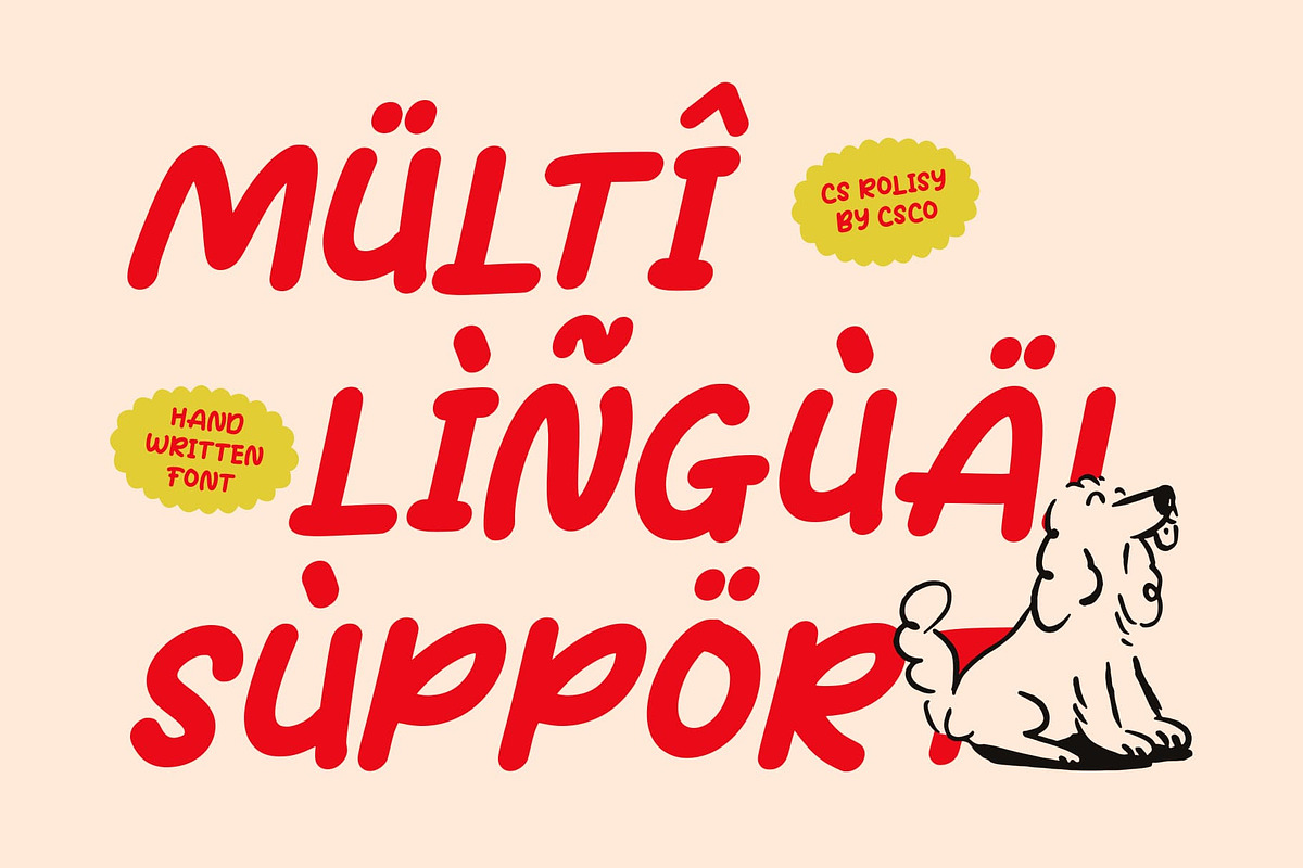 CS Rolisy – Playful Font, a Handwritten Font by Craft Supply Co. (Photo 4 of 8)