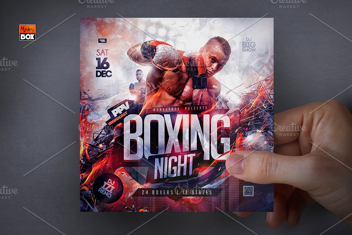 Boxing Flyer, a Flyer Template by MonkeyBOX (Photo 4 of 4)