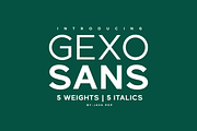 Gexo Sans - elegant font, a Sans Serif Font by Java pep (Thumbnail 1 of 11)