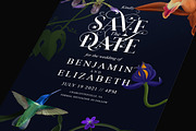 Dark Wedding Invitation Templates, an Invitation Template by vatesdesign (Thumbnail 3 of 5)