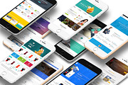 3D iPhone Presentation Mock-Up 03, an iPhone Mockup by Graphicsworld125 (Thumbnail 2 of 9)