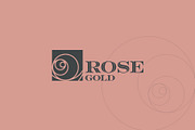 Rose Gold Logo, a Branding & Logo Template by Machel Design (Thumbnail 2 of 4)