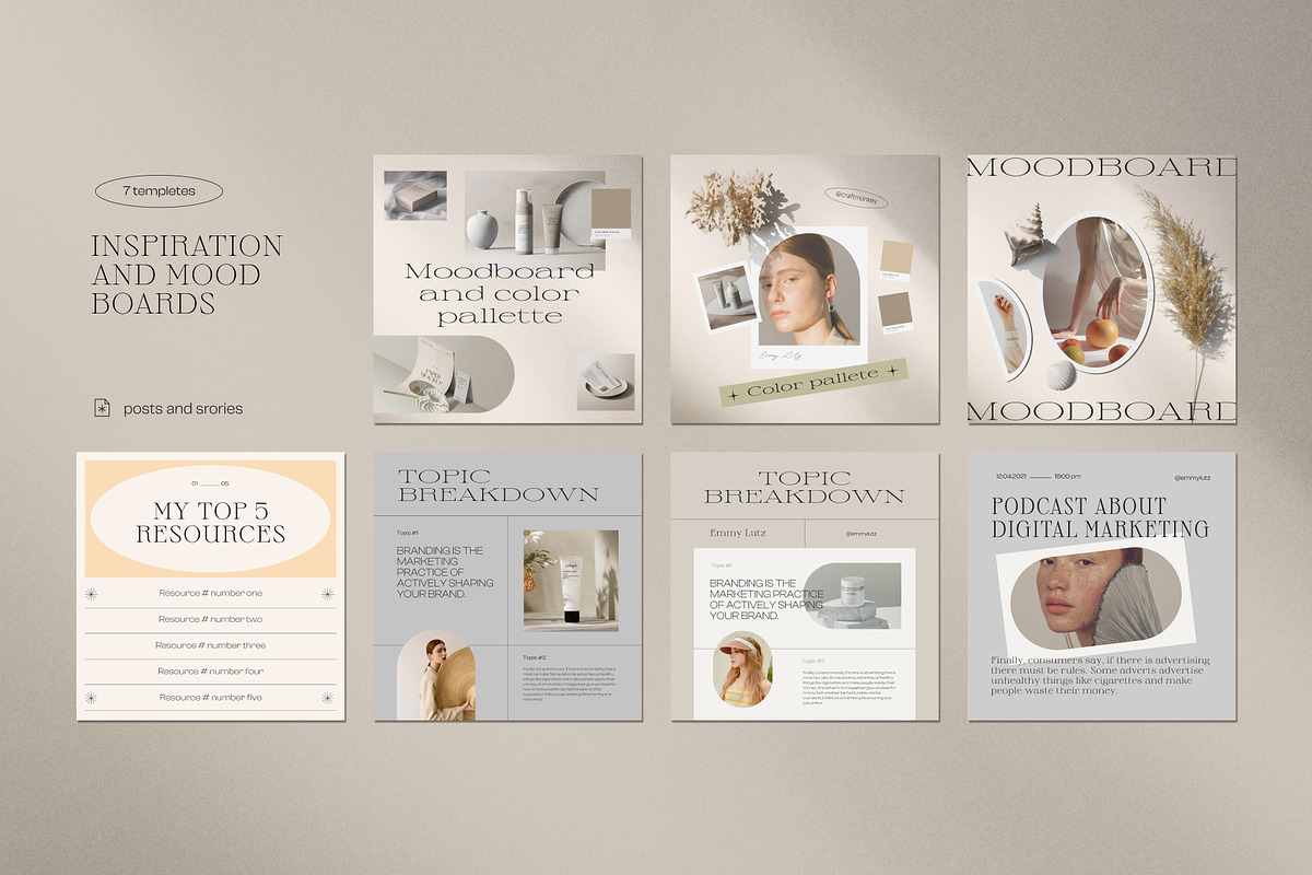 Instagram creator for coach CANVA PS, a Social Media Template by Craft_Monkey (Photo 14 of 16)