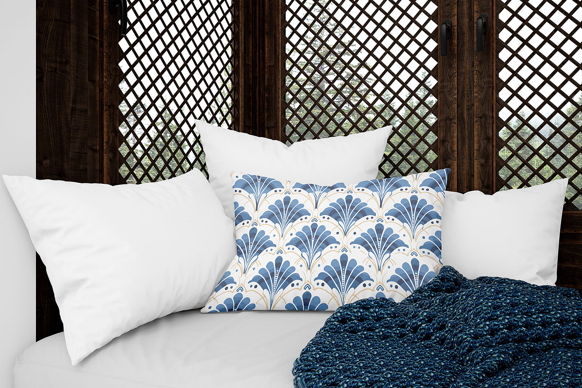 Chinoiserie Art Deco Pattern, a Pattern Graphic by Eleven12 (Photo 3 of 4)