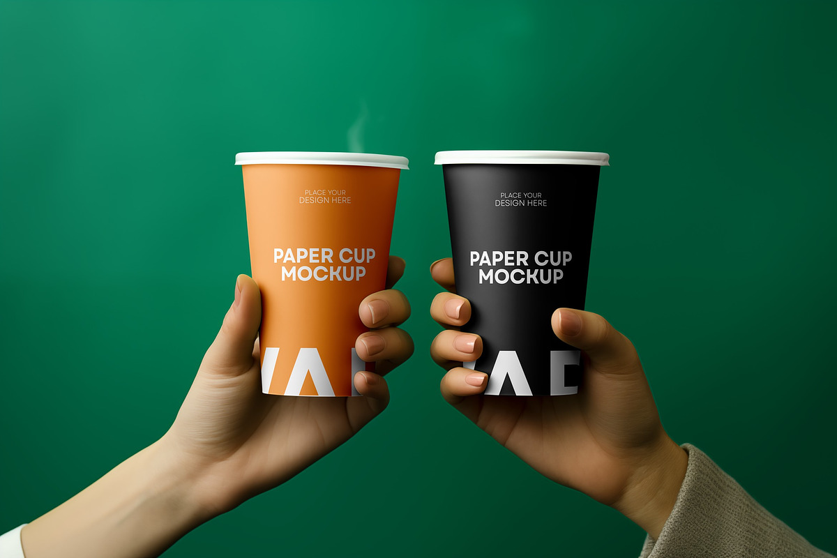 Coffee Cup & Bottle Mockup Bundle, a Cups & Container Mockup by dpi (Photo 4 of 12)