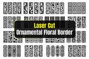 Laser Cut Ornamental Floral Border, a Decorative Illustration by himelgfx (Thumbnail 1 of 19)