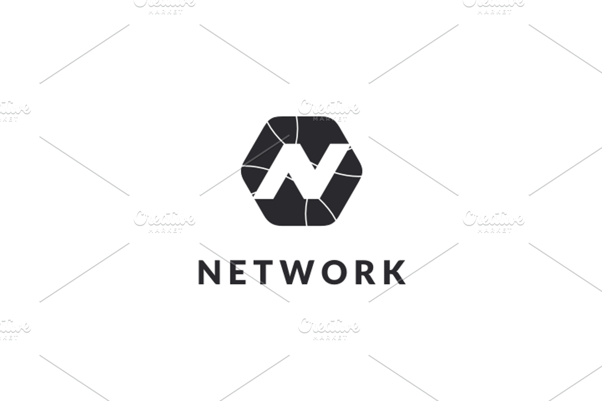 Letter N Hexagon Logo Design, a Branding & Logo Template by yopie
