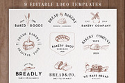 Bakery logo template, a Branding & Logo Template by Chewie Co (Thumbnail 2 of 13)