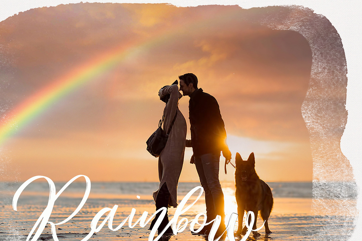 15 Rainbow Photo Overlays JPEG preview 3