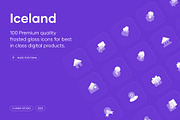 Iceland — Frosted Glass Icon Set, a Duotone Icon by Uniko Studio (Thumbnail 1 of 9)