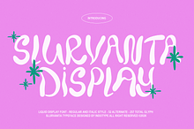 Slurvanta - Liquid Display Font