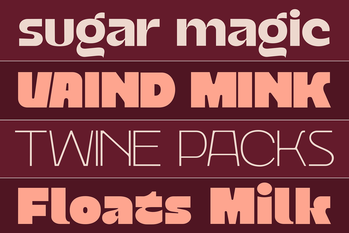 Vankis Font Family, a Sans Serif Font by zeenesia (Photo 4 of 21)