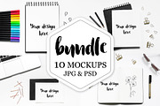 Sketchbook Mockups, a Print Template by Ale Estrada (Thumbnail 1 of 6)