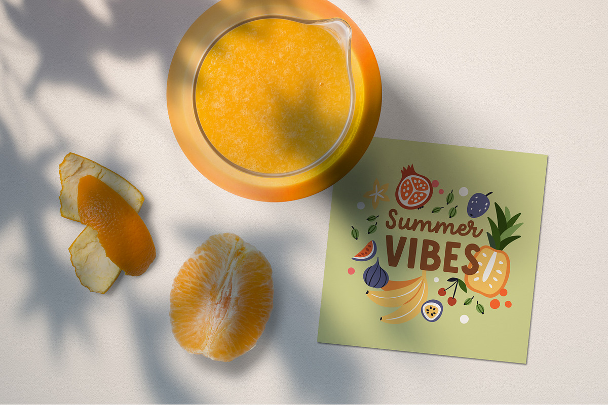 Seasonal summer card templates set, a Decorative Illustration by Good Studio (Photo 6 of 6)