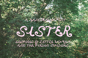 Sister Hand Drawn Font, a Handwritten Font by Madeline ODonoghue Design (Thumbnail 5 of 6)