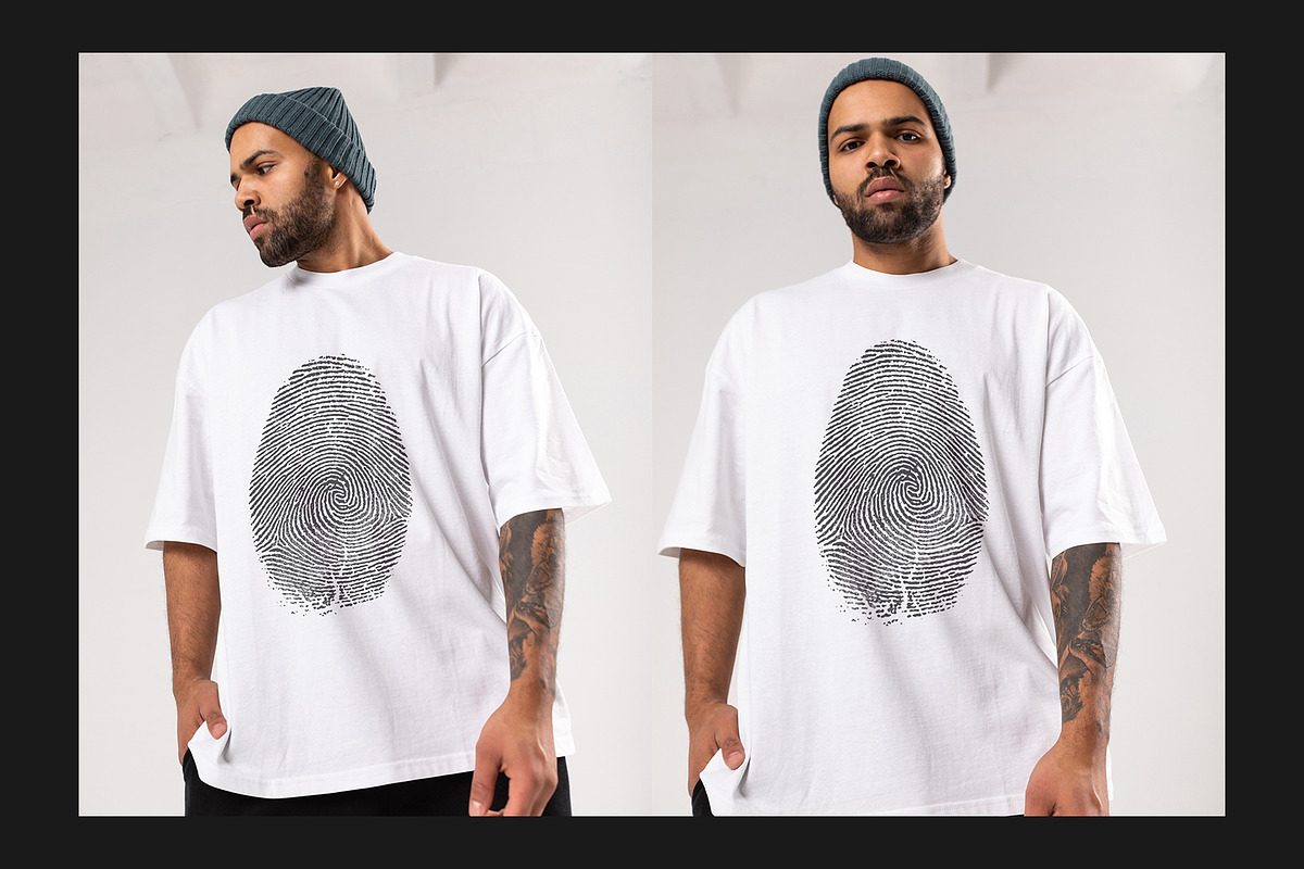 T-Shirt Mock-Up Set, a Shirt Mockup by Freeman Studio (Photo 9 of 22)