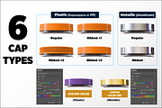 2lb Whey Protein Jar Mockup C3-Pro, a Packaging Mockup by Design Warlord (Thumbnail 5 of 17)