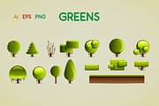 Greens, an Object Graphic by yurakr (Thumbnail 1 of 3)