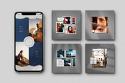 60 IG Post & Stories Film Frames, a Social Media Template by DVLOOP MOCKUP (Thumbnail 3 of 14)